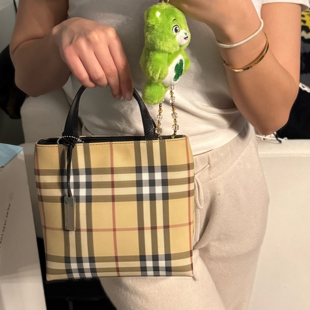 BURBERRY Nova Check Mini Tote - Picture 3 of 17